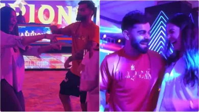 IPL ट्रॉफी जीतने के बाद Virat Kohli और अनुष्का शर्मा का ऐसा डांस, वीडियो हुई वायरल ipl-trophy-virat-kohli-dance-video